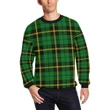 Wallace Hunting - Green Tartan Crewneck Sweatshirt TH8
