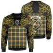 MacMillan Old Modern Tartan Clan Crest Sweatshirt - Empire I - HJT4