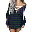 Inglis Modern Tartan Criss Cross Sweater Dress A7