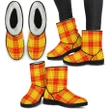 MacMillan Clan Tartan Faux Fur Boots Shoes Footwear
