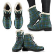 Ogilvie Hunting Ancient Tartan Faux Fur Leather Boots