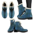 Matheson Hunting Ancient Tartan Faux Fur Leather Boots