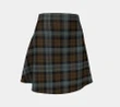 Tartan Flared Skirt - BlackWatch Weathered A9
