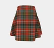 Tartan Flared Skirt - MacPherson Weathered A9