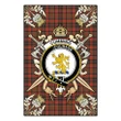 Garden Flag Cumming Hunting Weathered Clan Crest Sword Gold Thistle