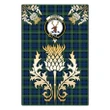 Garden Flag Forbes Ancient Clan Crest Gold Thistle
