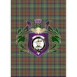Shaw Green Modern Clan Garden Flag Royal Thistle Of Clan Badge