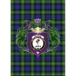 Meldrum Clan Garden Flag Royal Thistle Of Clan Badge