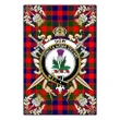 Garden Flag Gow of Skeoch Clan Crest Sword Gold Thistle