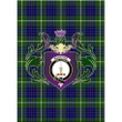 MacIntyre Hunting Modern Clan Garden Flag Royal Thistle Of Clan Badge