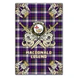 Garden Flag MacDonald Dress Modern Clan Crest Golf Courage  Gold Thistle