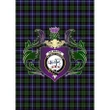 Galbraith Modern Clan Garden Flag Royal Thistle Of Clan Badge