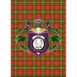 Leask Clan Garden Flag Royal Thistle Of Clan Badge