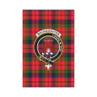 Macnaughton Modern Tartan Flag Clan Badge K7