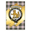 Garden Flag MacPherson Dress Ancient Clan Gold Crest Gold Thistle