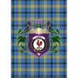 Laing Clan Garden Flag Royal Thistle Of Clan Badge