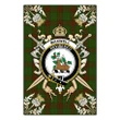 Garden Flag Maxwell Hunting Clan Crest Sword Gold Thistle