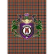 MacNaughton Ancient Clan Garden Flag Royal Thistle Of Clan Badge