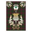 Garden Flag Cairns Clan Crest Gold Thistle
