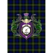 Gunn Modern Clan Garden Flag Royal Thistle Of Clan Badge