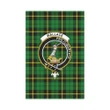 Wallace Hunting - Green Tartan Flag Clan Badge K7