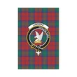 Lindsay Modern Tartan Flag Clan Badge K7