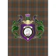 Kennedy Weathered Clan Garden Flag Royal Thistle Of Clan Badge