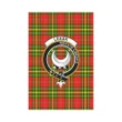 Leask Tartan Flag Clan Badge K7