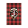 Macqueen Modern Tartan Flag Clan Badge K7