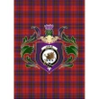Leslie Modern Clan Garden Flag Royal Thistle Of Clan Badge