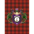 Matheson Modern Clan Garden Flag Royal Thistle Of Clan Badge