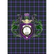 Hunter Modern Clan Garden Flag Royal Thistle Of Clan Badge