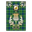 Garden Flag Campbell of Breadalbane Ancient Clan Crest Gold Thistle