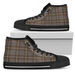 Tartan Canvas Shoes - Macintyre Hunting Weathered High Top | Over 500 Tartans