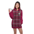 Hoodie Dress - Little Crest Tartan Hooded Dress Sleeve Color