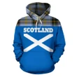 Tartan All Over Hoodie - Lion Bell of the Borders - BN