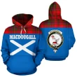 Tartan All Over Hoodie - MacDougall Clans