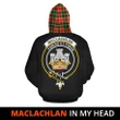 MacLachlan Hunting Modern In My Head Hoodie Tartan Scotland K9