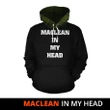 MacLean Hunting In My Head Hoodie Tartan Scotland K9