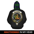 MacThomas Modern In My Head Hoodie Tartan Scotland K9