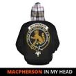 MacPherson Dress Modern In My Head Hoodie Tartan Scotland K9