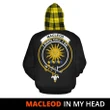 MacLeod of Lewis Modern In My Head Hoodie Tartan Scotland K9