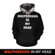 MacPherson Dress Ancient In My Head Hoodie Tartan Scotland K9