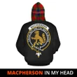 MacPherson Modern In My Head Hoodie Tartan Scotland K9