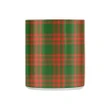 Menzies Green Modern Tartan Mug Classic Insulated - Clan Badge K7