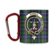 Russell Tartan Mug Classic Insulated - Clan Badge K7