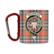 Macfarlane Ancient Tartan Mug Classic Insulated - Clan Badge K7