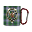 Wishart Hunting Tartan Mug Classic Insulated - Clan Badge | scottishclans.co