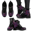 Montgomery Modern Tartan Leather Boots Lion And Thistle