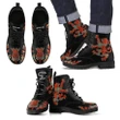 Morrison Red Ancient Tartan Leather Boots Lion And Thistle TH8